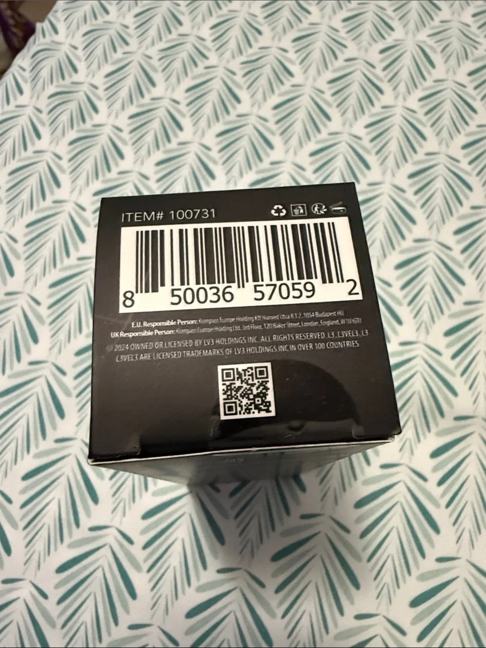 L3 Styling Powder Dust - Matte Black Texturizing Powder for Men